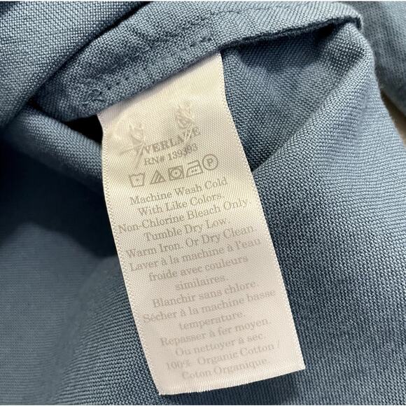 Everlane The Boxy Oxford Shirt Bluefin Size XS Oversized Minimalist Modern - Picture 11 of 12